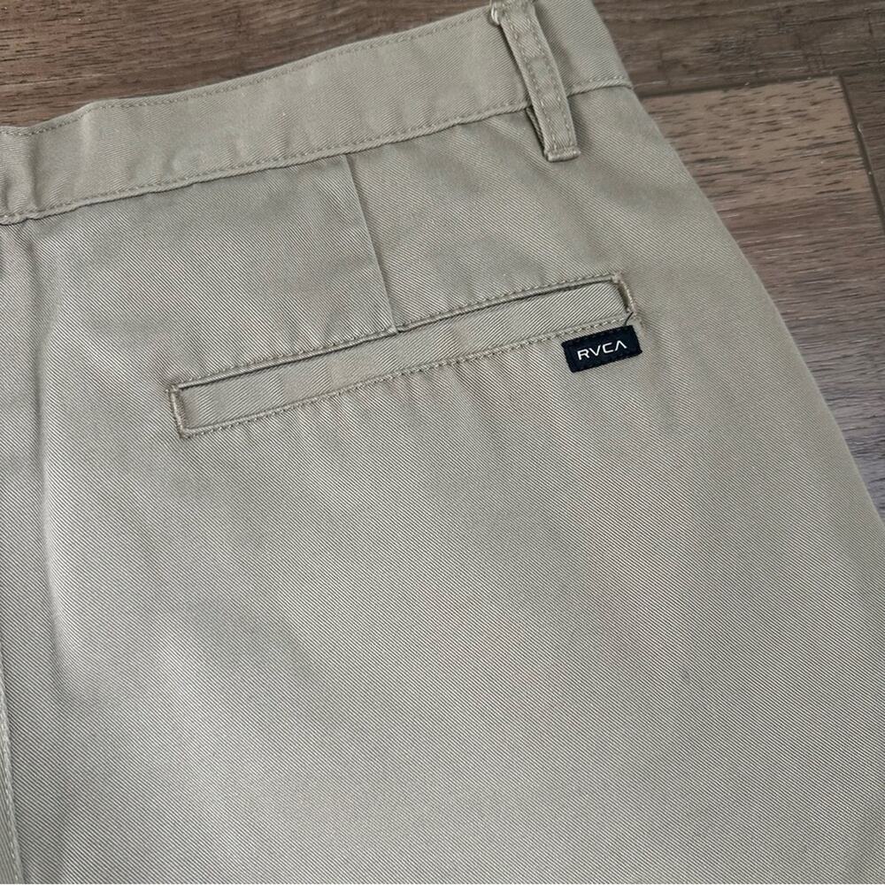 RVCA Men's Weekend‎ Chino Shorts, Khaki, Size 33 - Picture 7 of 9